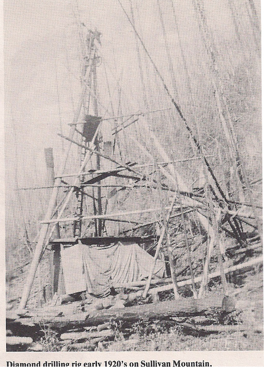 diamond drilling rig 1920s