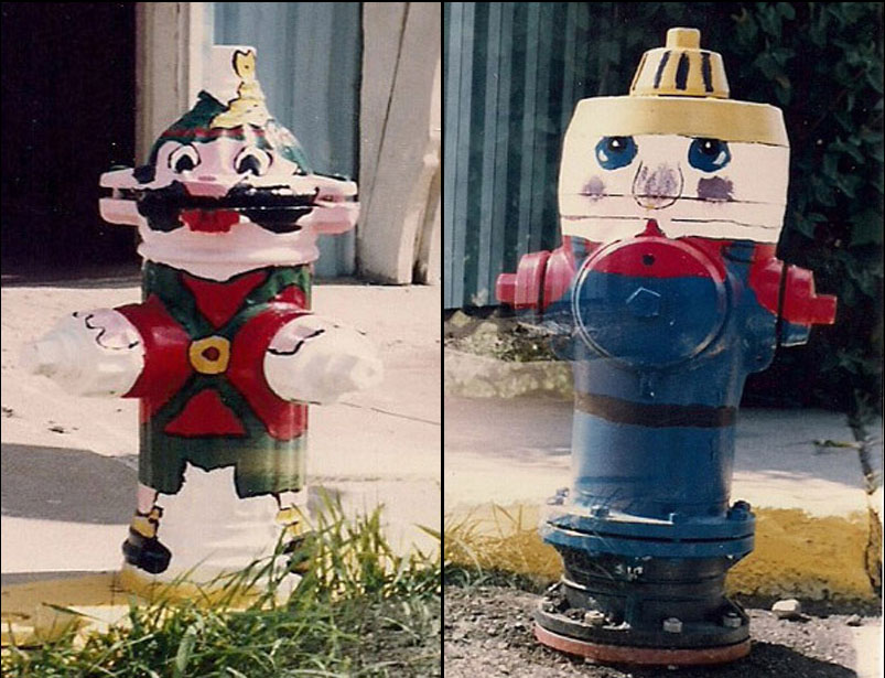 Kimberley's uniquely painted fire hydrants