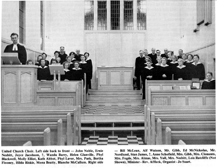 United Church choir