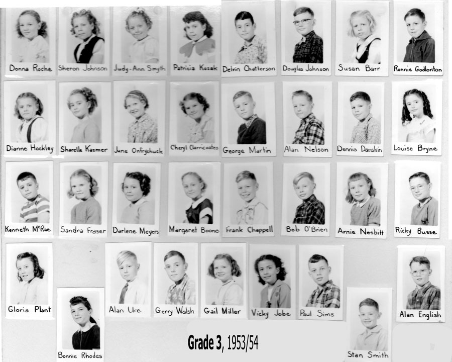 Lindsay Park Grade 3 1953/54