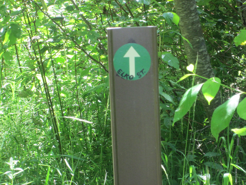 Elko Street Trail Marker