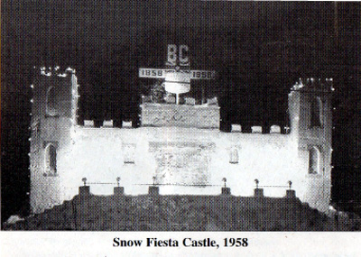 Snow Fiesta Castle, 1958