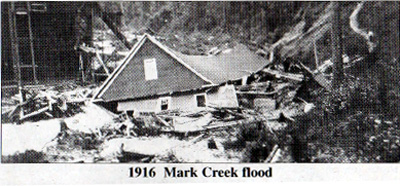 1916 Mark Creek flood