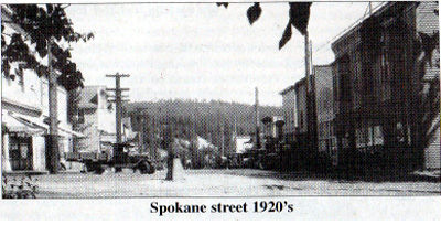 Spokane street 1920's