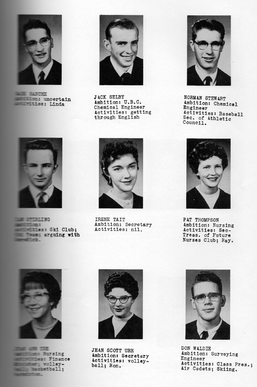 Yearbook Page 8 - S/W